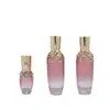Nuevo Set de Botellas de Vidrio Cosmético Material de Empaque Malla Corona Botella de Vidrio para Cuidado de la Piel Loción Botella de Muestra de Crema 20g
