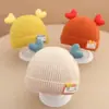 Gorro de bebé de invierno, bonito gorro de lana para recién nacidos, gorro de punto cálido para otoño e invierno para niños y niñas recién nacidos.