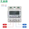 Medidor de energia elétrica DTSY7178 pré-pago, trilho DIN, monofásico 220V, trifásico quatro fios 380V, LCD