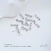 Estrella, luna, trébol de cuatro hojas, pez pequeño de cobre bañado en oro de 14K, cuentas espaciadoras, colgante redondo de garra, accesorios para joyería DIY hechos a mano
