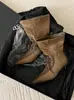 Nuevas botines de encaje con punta para otoño e invierno 2026 para mujer, a la moda y elegantes, adelgazantes, con tacón esbelto, botas de media pantorrilla