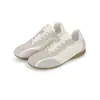 Zapatos planos de ballet Kalaoya estilo retro con cordones y bloques de color, zapatillas casuales nuevas para mujer, versátiles tanto para hombres como para mujeres