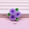 Pegamento en Crema Resina Parches de Flores DIY Accesorios para Pasadores Materiales Hechos a Mano Kit de Materiales de Decoración de Flores Pequeñas Lindas