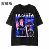 AliExpress Transfronterizo Camiseta de Manga Corta para Pareja Estampado de Anime Japonés Top Casual para Hombre y Mujer Verano Mismo Estilo ins