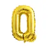 Globos de Letras de 32 pulgadas Decoración de Fiesta de Cumpleaños Nochevieja Plata Oro Arreglo de Boda Globos de Letras de Película de Aluminio Venta al por Mayor