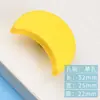 Manija para niños moderna simple de cajón de un solo agujero manija pequeña de puerta de gabinete armario estantería zapatero multicolor