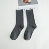 Calcetines para Mujer Transfronterizos, Calcetines de Color Sólido, Calcetines de Media Pantorrilla para Mujer, Calcetines Holgados Zhuji, Calcetines de Color Algodón de Azúcar para Mujer, Venta al por Mayor de Fábrica Coloridos