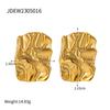 Aretes Geométricos Europeos y Americanos de Acero Inoxidable Jingqiao Sentido Avanzado Nicho Aretes Ins Acero Titanio Aretes Aretes Transfronterizos