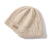 Gorro de cachemira para mujer 100% cachemira pura 2023 otoño e invierno Nuevo Giro cálido moda tejido gorro con protección para las orejas