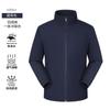 Jaqueta de Algodão com Gola Alta e Enchimento de Penas Personalizada Roupas de Trabalho de Inverno para Exterior Jaqueta à Prova de Vento e Impermeável com Forro de Fleece e Logo Impresso