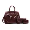 Set de Bolso de Tres Piezas para Mujer de Comercio Exterior Transfronterizo Modelo Nuevo 2026 Bolso Madre-Hija Bolso de Hombro Bolso de Mano de Gran Capacidad para Viajes Diarios Bolso Cruzado