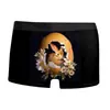 Ropa Interior Masculina Impresa en 3D Serie de Pascua Europea y Americana Transfronteriza Novedad Boxer Sexy para Hombre