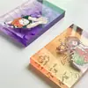 Fichas de Tarjetas Acrílicas Dibujos Animados Anime Bidimensional Merchandising para Fans Soporte de Cristal Transparente UV Fichas de Resina Fluida Personalización