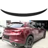 Aplicable a 17-21 Alfa Romeo Stelvio alerón trasero modificado de fibra de carbono alerón central de fibra de carbono real alerón superior de fibra de carbono