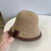 Chapéu de Pescador de Tricô com Etiqueta de Couro, Estilo Chanel, para Mulheres, Outono e Inverno, com Proteção Facial Lisa, Quente, Emagrecimento Facial, Chapéu Cloche Quente