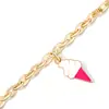 En stock nuevo H-239 adecuado para cadena de modificación de bolso Coach Torre Eiffel helado diy bolsa decorativa accesorio versátil