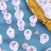 Herramientas para Hornear Forma Básica Figura Geométrica Simple Molde para Galletas Tipo Presión Impresión Fondant Molde de Corte de Plástico