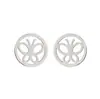 Acero inoxidable acero de titanio aretes nuevos simples varias figuras geométricas luna estrellas animalitos aretes con forma de corazón