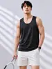 Movimiento sin restricciones|Chaleco sin mangas de jacquard camuflaje para calle para hombre, Hombro estrecho de verano, Caído, Antibacteriano, Cómodo, Estilo versátil