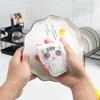 Bloque de Esponja para Limpieza de Cocina y Lavado de Platos de Pulpa de Madera Comprimida y Algodón Impreso Esponja Absorbente Paño Limpiador Elimina Aceite y Manchas Fácil de Limpiar