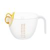 Tazón para huevo japonés líquido de huevo para quitar tendones y filtrar espuma de huevo cuenco cocina para hornear tazón con escala taza medidora tazón para mezclar de gran capacidad