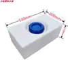 Tanque de água carro telhado off-road chuveiro quadrado plano PE barril de armazenamento exposição ao sol modificação casa de plástico para auto-condução espessado exterior aço inoxidável
