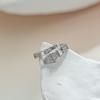 Anillo Abierto de Serpiente a la Moda de Lujo Ligero que No se Desvanece para Mujer Nicho de Alta Gama Ajustable Pareja Personalizado Anillo de Hueso de Serpiente
