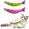 Juguete para gato: Pescado de Hierba Gatuna para Entretenimiento Propio, Palo Tira-Gatos Duradero y Resistente a Mordeduras, Juguete Realista de Pescado de Menta para Mascotas