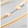 Bastidor de Bordado de Bambú para Punto de Cruz Soporte de Bordado de Bambú Imitación Aro de Bordado Hecho a Mano Herramienta de Soporte para Bastidor de Bordado Circular