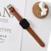 Correa de cuero para Apple Watch 7 iWatch87654321SE, correa de cuero con hebilla de color para coche.