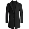 Abrigo de Lana para Hombre Otoño/Invierno 2026, Gabardina de Longitud Media, Ropa de Abrigo Gruesa y Acolchada para Hombre