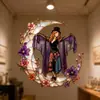 Nueva decoración colgante transfronteriza: Atrapasol Colorido de Bruja Princesa