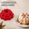 Molde de silicona para pastel chiffon más vendido transfronterizo, molde para pastel de remolino espiral, molde para pastel de grado alimenticio, bandeja para hornear resistente a altas temperaturas