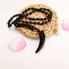 Colgante de púas de obsidiana directo de fábrica al por mayor Nuevo collar con colgante de púas de obsidiana colgante de pelo de una generación