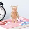 Comercio exterior grava de cristal natural oso violento decoración de escritorio artesanías de resina bearbrick150