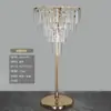 Novo Suporte de Mesa para Flores de Casamento de Cristal Prateleira Enfeites Utensílios de Flores Decoração de Mesa Casamento Acrílico Decoração de Mesa