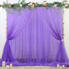 Dropshipping Transfronterizo de Cortinas de Tela Transparente para Decoración de Lugares de Bodas al Aire Libre, Cortinas, Cortinas Transparentes, Cortinas Decorativas y Cortinas de Malla