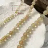 6mm Pedra Olho de Tigre Ágata Vermelha Contas Redondas Pulseira Tecida Colar Miçangas DIY Acessórios Materiais Contas Soltas