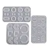 Aretes Colgantes Irregulares Ovalados Forma de Gota de Agua de Resina Cristalina Amapola Molde de Silicona Molde de Resina para Colgantes de Joyería DIY