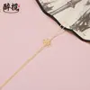 Pequeño Nudo de Hilo de Jade Nudo Chino Colgante con Borla Adorno Lanyard para Unidad USB Empaque Caja de Regalo Bolsa de Té DIY Venta Directa del Fabricante