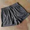 Shorts Esportivos Americanos Novos Tendência Estampa de Letras Rua Hip-Hop Cintura Elástica Marca Tendência Soltos Casuais Calças de Cinco Pontos