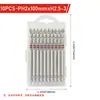 Juego de Brocas de Torque con Anillo Antideslizante de Doble Punta para Destornilladores Eléctricos, Accesorios de Herramientas Manuales para Ferretería Combinación PH2