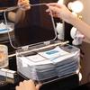 Caixa de Armazenamento de Cosméticos para Mesa de Trabalho Porta-Chá Mesa de Maquiagem Máscara Cuidados com a Pele Diversos Cesta de Armazenamento para Lanches de Mesa de Centro