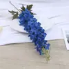 Arranjo de Flores Artificiais Azuis de Luxo para Casamento Arranjo Floral DIY Arranjo de Flores para Janela de Shopping Center ao Ar Livre Paisagismo com Flores Artificiais
