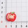 Gelo Transparente Fruta Animal Desenho Animado Criativo Artesanal DIY Acessórios de Resina Material de Cola de Creme Atacado