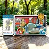 Ímãs de Geladeira de Canhoto de Ingresso Adesivos Magnéticos de Cidade Harbin Chongqing Chengdu Yunnan Saco Surpresa Viagem Loja Cultural e Criativa Tendências Culturais e Criativas
