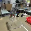 Pata de Mesa Transparente de Acrílico con Gradiente Negro Soporte Curvo Mesa de Café Isla Soporte Pata de Mesa Pie de Mesa