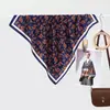 Bufanda de Seda Nueva Serie Clásica Paisley para Mujer, Gama Alta, Versátil, Elegante, Bufanda Pequeña Sencilla, Perfecta para Regalar