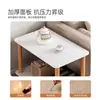 Mesita de noche para dormitorio de apartamento de alquiler, Gabinete de noche simple, Armario de almacenamiento de mesita de noche, Mesa auxiliar de madera para el hogar en la sala de estar, Mesa cuadrada pequeña