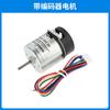 Ventas Directas de Fábrica Rk3429 Imán Permanente CC Escobillas de Carbón Codificador Hall Motor de Código Coche de Seguimiento Inteligente 12V24V